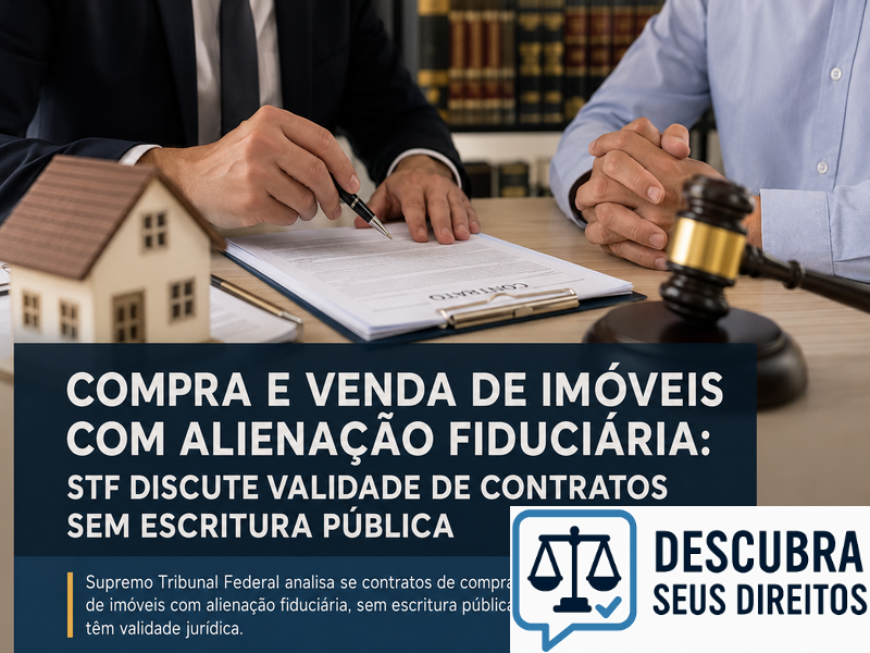 Compra e venda de imóveis com alienação fiduciária: STF discute validade de contratos sem escritura pública