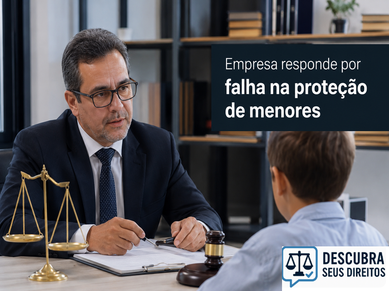 Empresa responde por falha na proteção de menores — quando a omissão gera responsabilidade civil