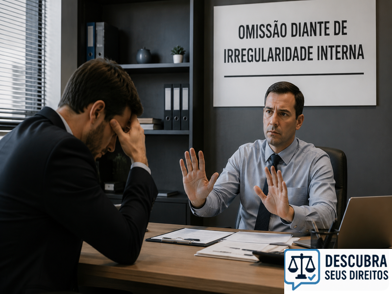 Omissão diante de irregularidade interna — quando a inércia da empresa diante de falhas pode gerar responsabilidade