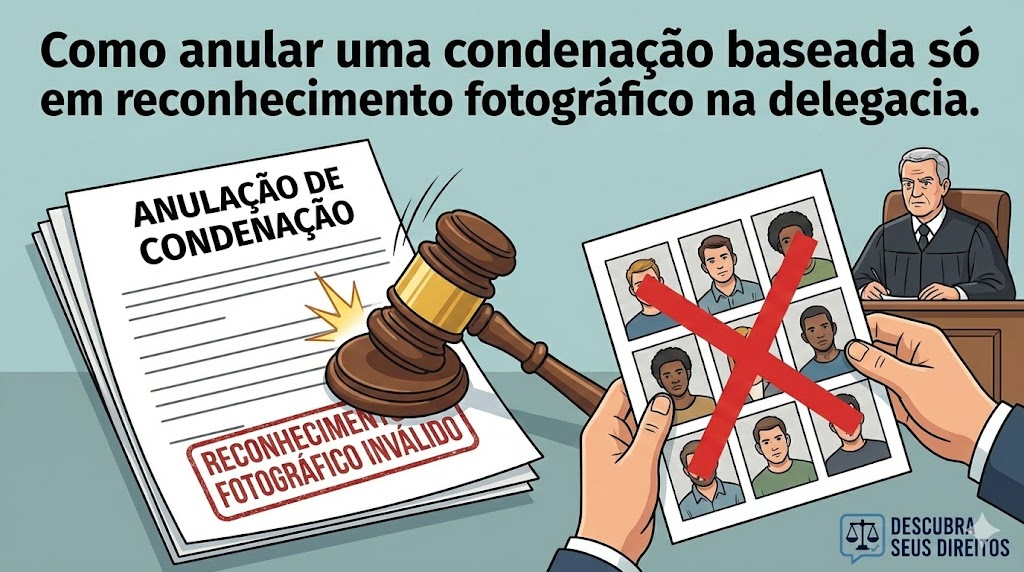 Como anular uma condenação baseada só em reconhecimento fotográfico na delegacia