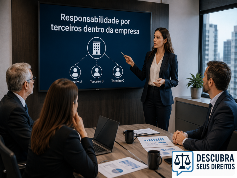 Responsabilidade por terceiros dentro da empresa — quando atos de prestadores e parceiros geram dever de indenizar