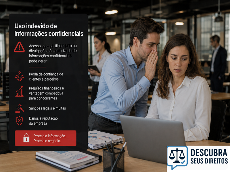 Uso indevido de informações confidenciais — quando a violação de sigilo gera responsabilidade jurídica