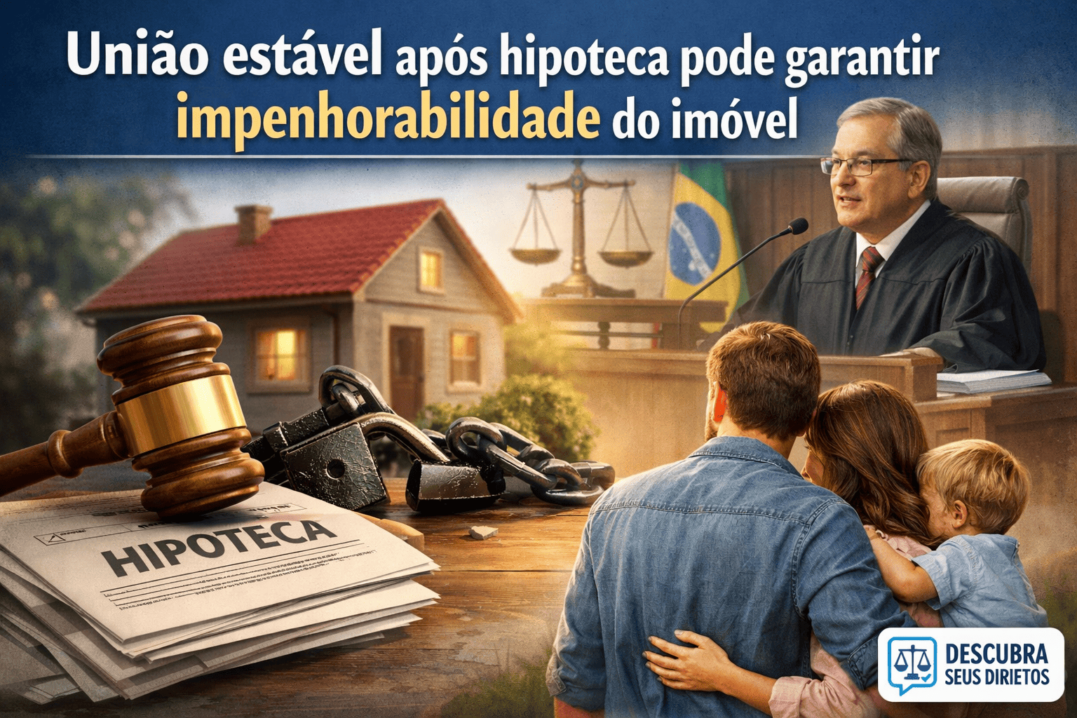 União estável depois da hipoteca: quando o imóvel pode virar bem de família e ficar impenhorável?
