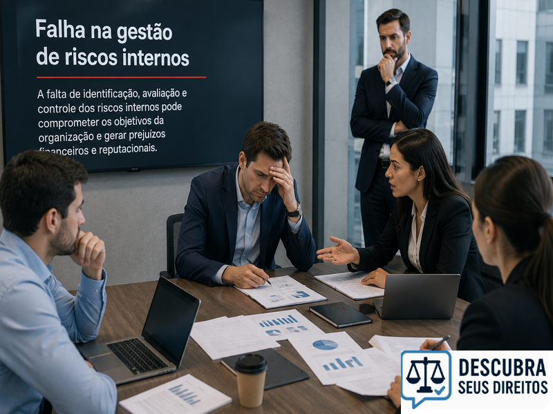 Falha na gestão de riscos internos — quando a ausência de controle preventivo gera responsabilidade jurídica