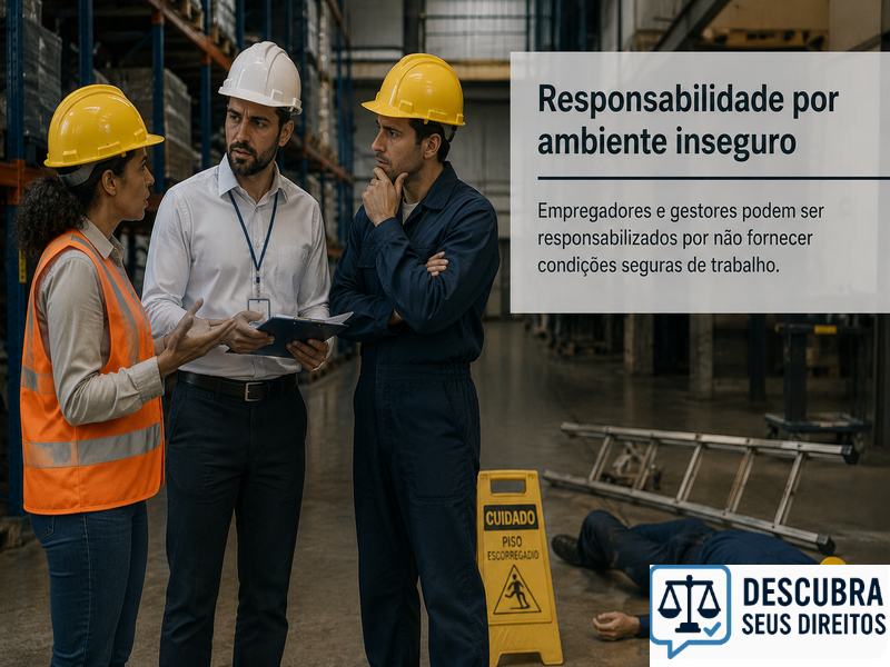 Responsabilidade por ambiente inseguro — quando a falta de condições adequadas gera dever de indenizar