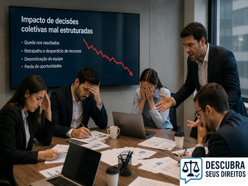 Impacto de decisões coletivas mal estruturadas — quando deliberações deficientes geram riscos e responsabilidade jurídica
