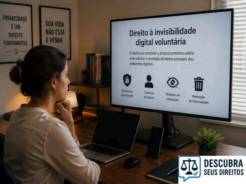 Direito à invisibilidade digital voluntária — quando o indivíduo opta por desaparecer do ambiente online