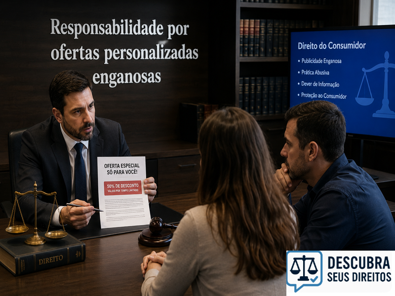 Responsabilidade por ofertas personalizadas enganosas — quando a personalização distorce a realidade da oferta