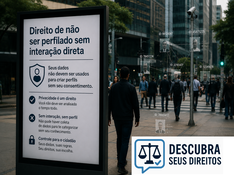 Direito de não ser perfilado sem interação direta — limites ao uso de dados comportamentais na formação de perfis
