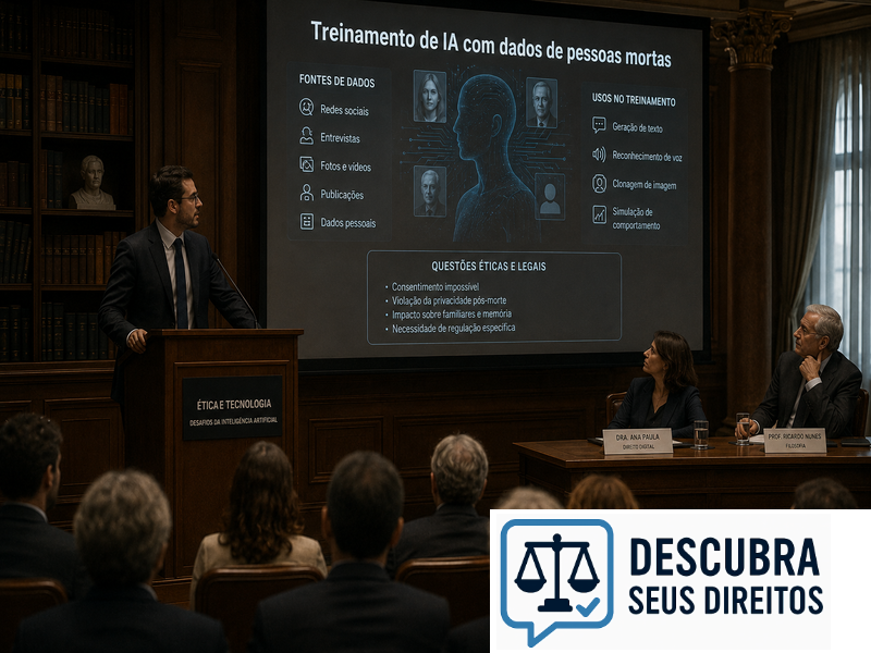 Treinamento de IA com dados de pessoas mortas — limites éticos e jurídicos no uso de dados pós-morte