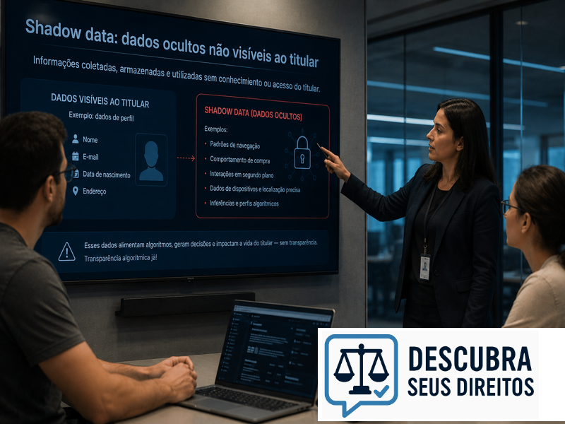 Shadow data: dados ocultos não visíveis ao titular — o desafio da transparência no tratamento invisível de informações