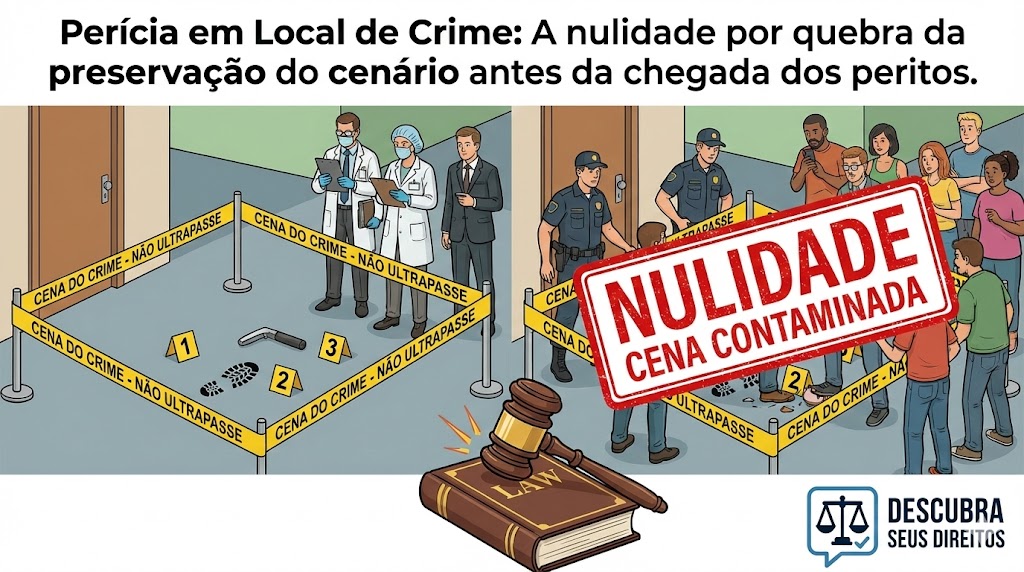 Perícia em local de crime e cadeia de custódia