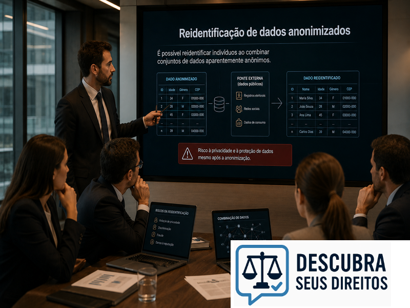 Reidentificação de dados anonimizados — quando o anonimato se revela apenas aparente