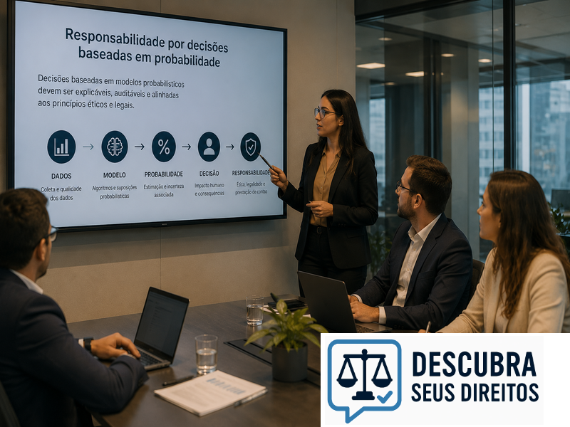Responsabilidade por decisões baseadas em probabilidade — quando estatísticas substituem a análise individual