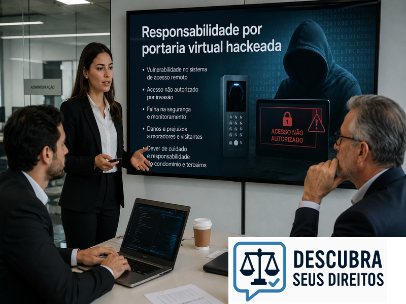 Responsabilidade por portaria virtual hackeada — riscos jurídicos na segurança digital de condomínios