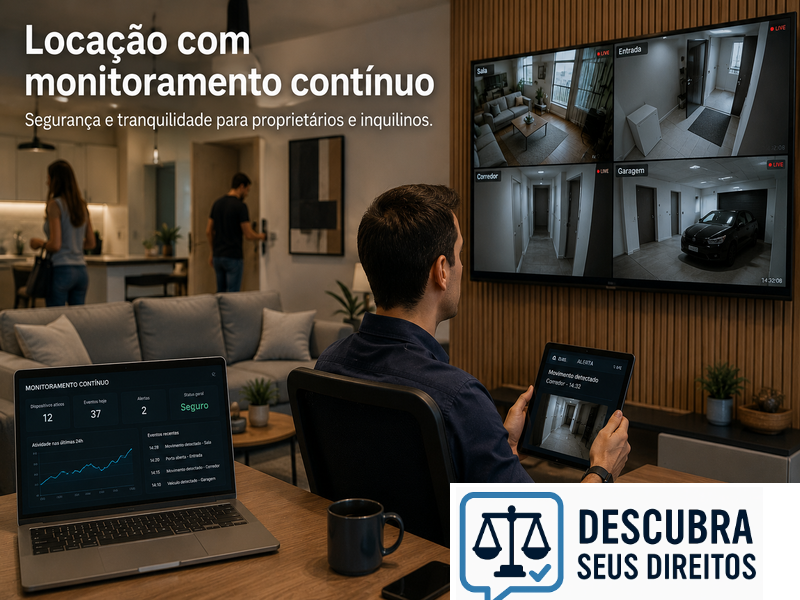 Locação com monitoramento contínuo — limites ao controle permanente em imóveis alugados