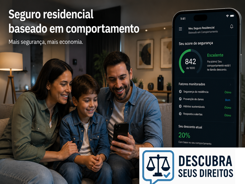 Seguro residencial baseado em comportamento — limites ao uso de dados pessoais para precificação e cobertura