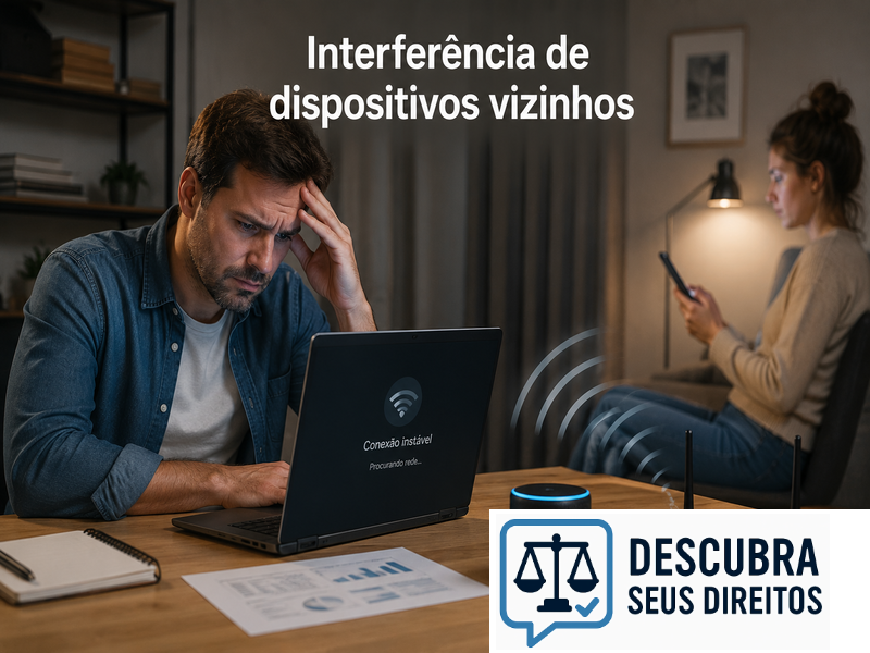 Interferência de dispositivos vizinhos — limites ao impacto tecnológico entre propriedades residenciais