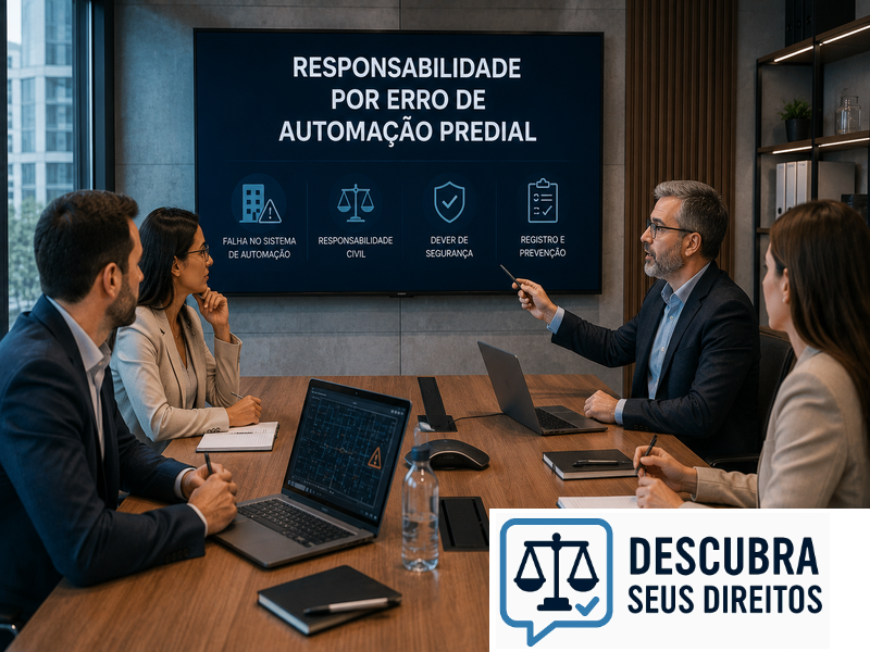Responsabilidade por erro de automação predial — riscos jurídicos na gestão tecnológica de edifícios