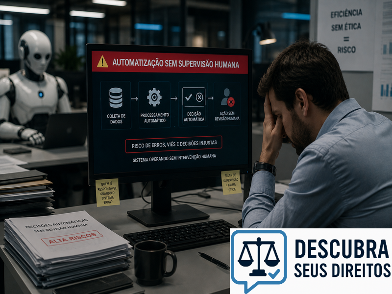 Automatização sem supervisão humana — os riscos jurídicos das decisões tomadas exclusivamente por sistemas inteligentes