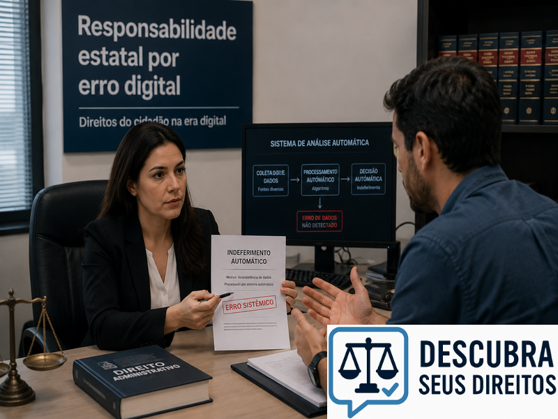 Responsabilidade estatal por erro digital — quando falhas tecnológicas da Administração Pública podem gerar dever de reparação