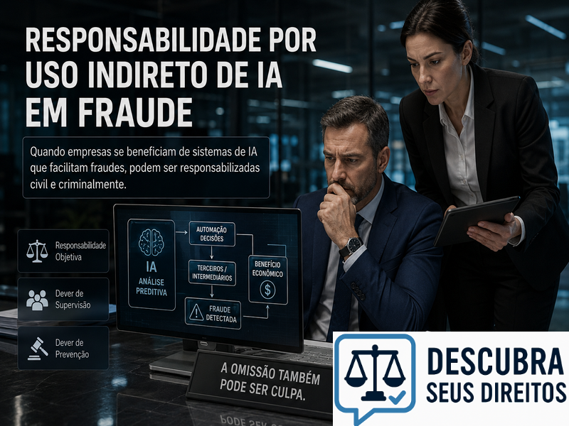 Responsabilidade por uso indireto de IA em fraude — quando a inteligência artificial é utilizada para facilitar golpes