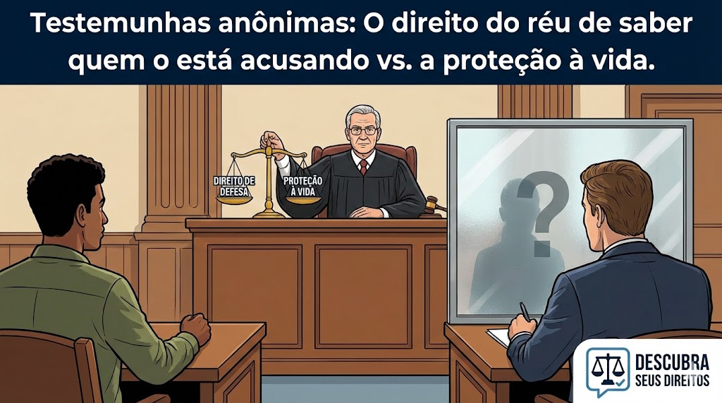 Testemunhas anônimas no processo penal: proteção sem destruir o contraditório