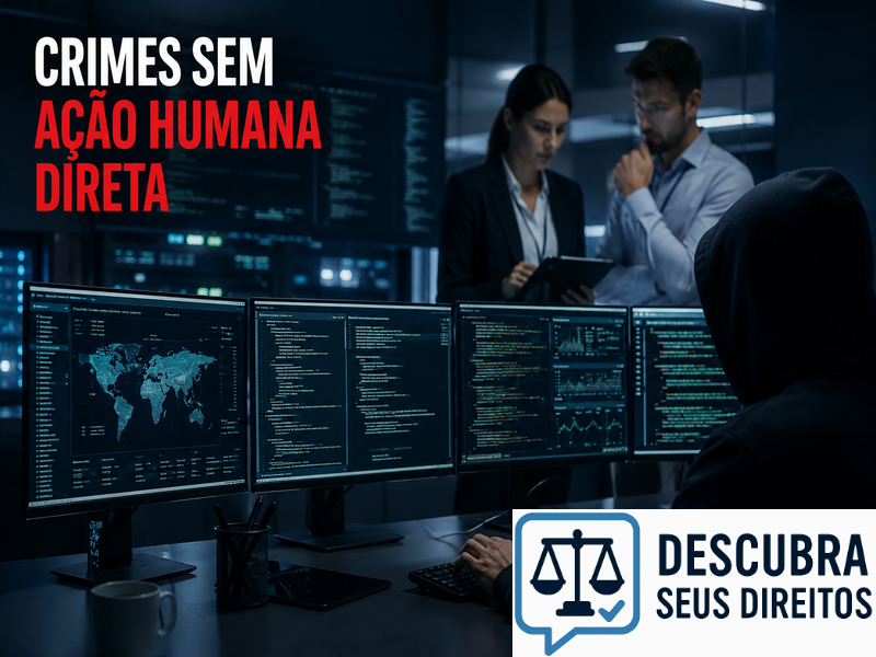Crimes sem ação humana direta — quando sistemas inteligentes executam condutas ilícitas de forma automatizada