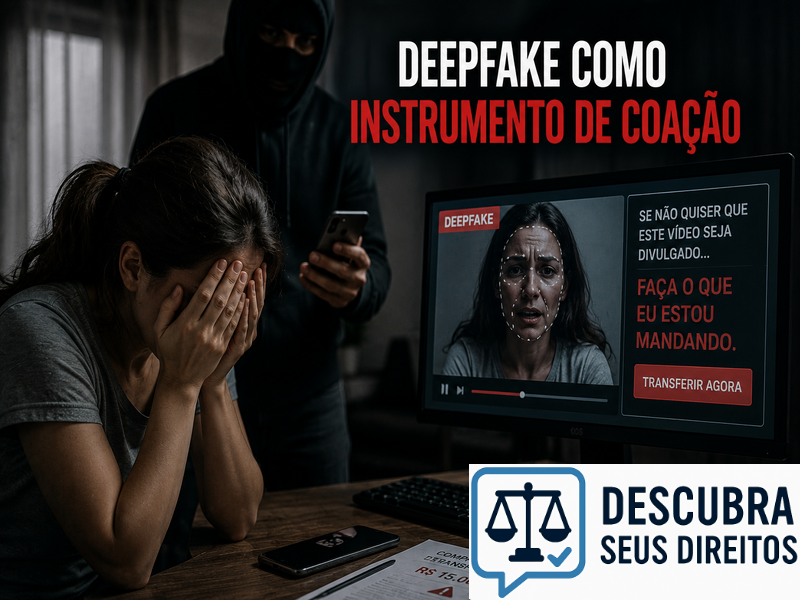 Deepfake como instrumento de coação — quando conteúdos sintéticos são utilizados para intimidar e constranger vítimas