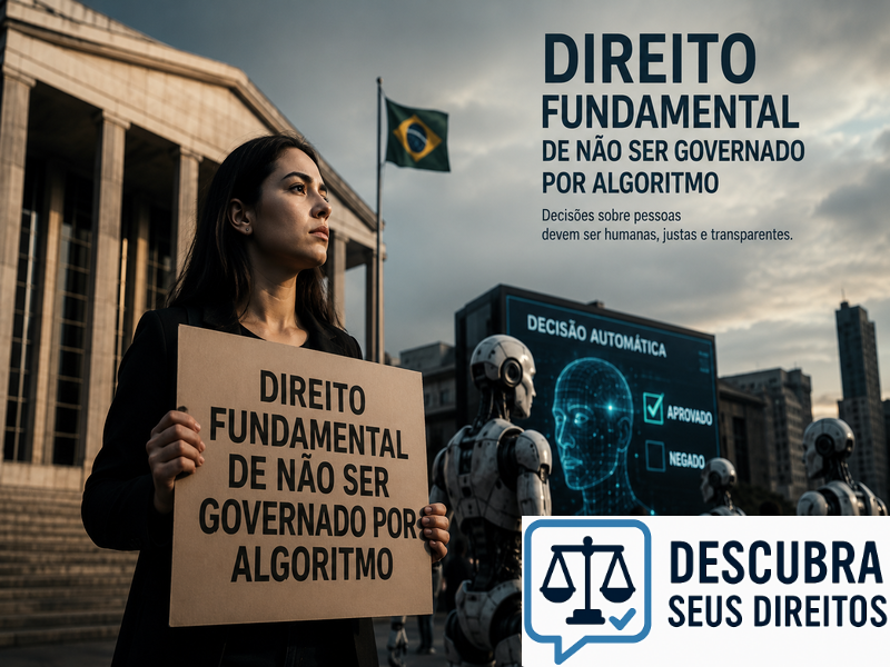 Direito fundamental de não ser governado por algoritmo — quando decisões automatizadas não podem substituir direitos fundamentais