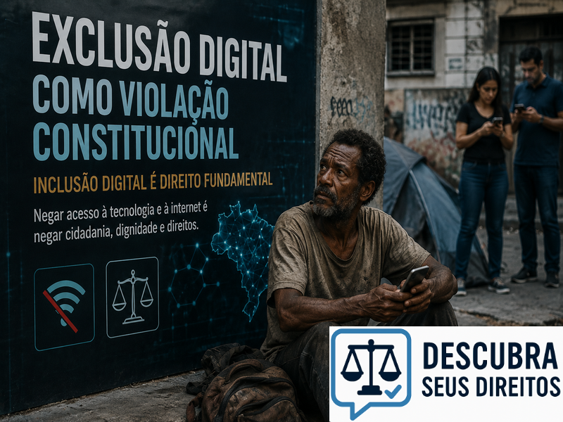 Exclusão digital como violação constitucional — quando a falta de acesso à tecnologia compromete direitos fundamentais