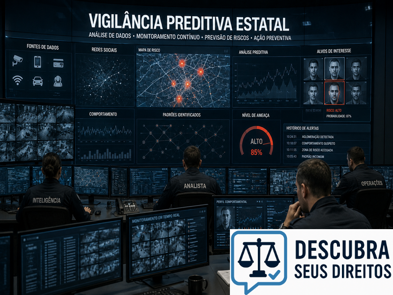 Vigilância preditiva estatal — quando a inteligência artificial antecipa riscos e desafia os direitos fundamentais