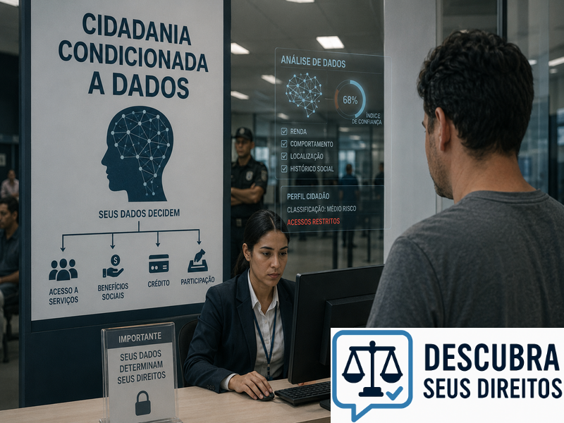 Cidadania condicionada a dados — quando o acesso a direitos depende do fornecimento e do tratamento de informações pessoais