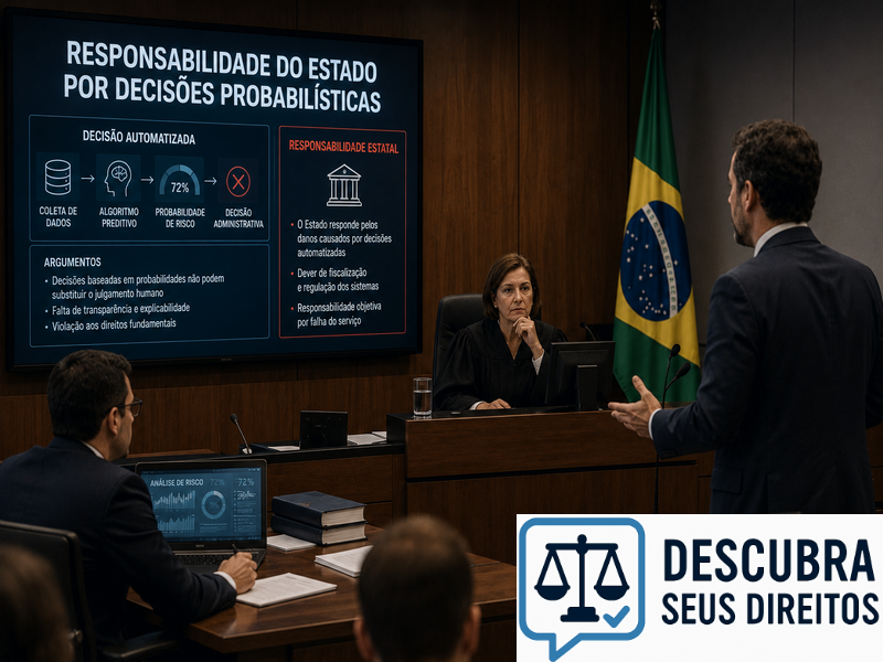 Responsabilidade do Estado por decisões probabilísticas — quando previsões algorítmicas influenciam atos da Administração Pública