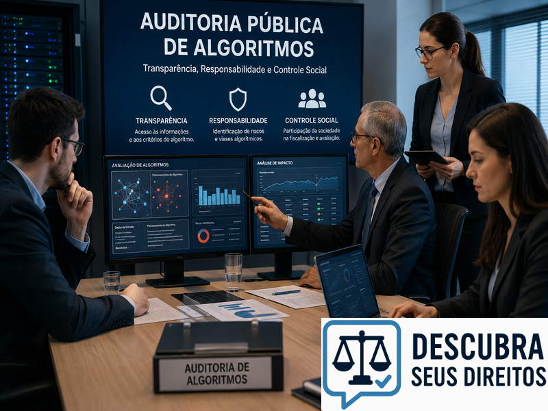 Auditoria pública de algoritmos — por que sistemas de inteligência artificial utilizados pelo Estado devem ser fiscalizados