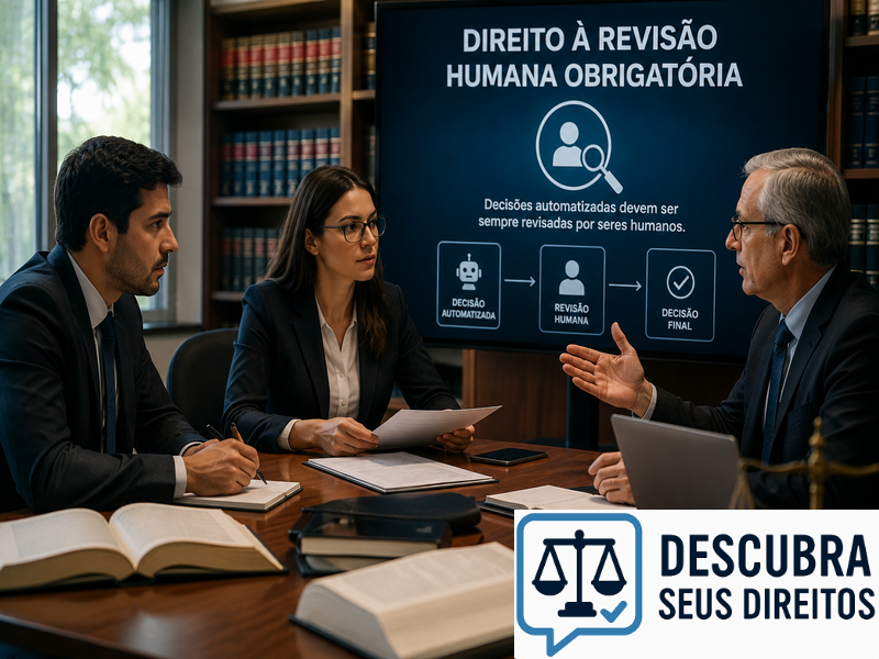 Direito à revisão humana obrigatória — quando decisões automatizadas devem ser reavaliadas por uma pessoa