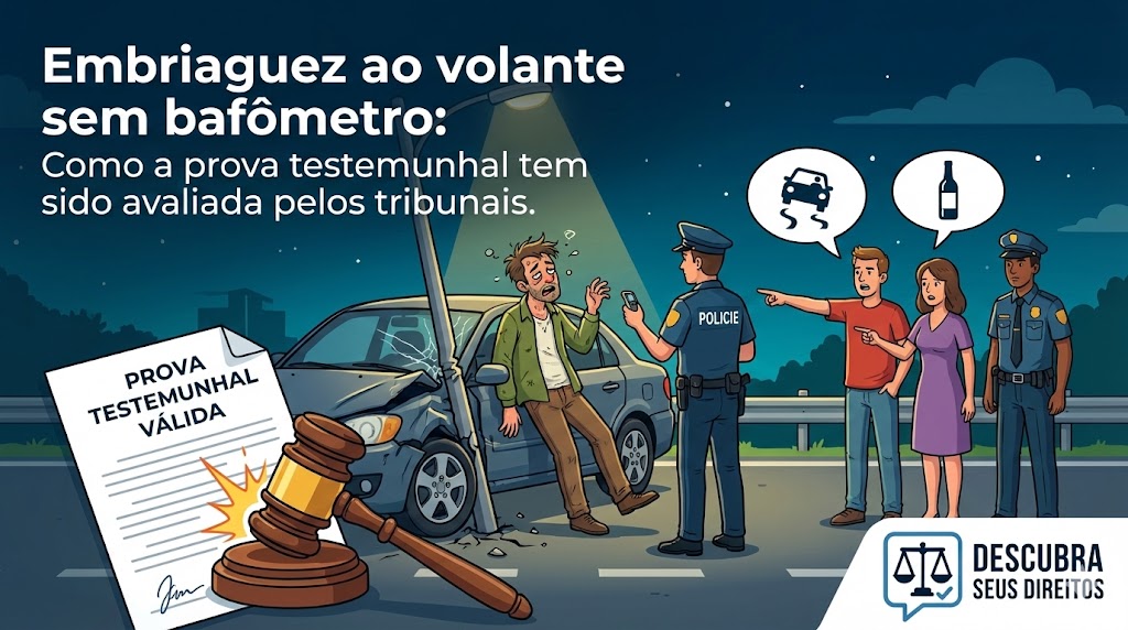 Embriaguez ao volante sem bafômetro: como a prova indireta vira condenação e onde ela costuma falhar