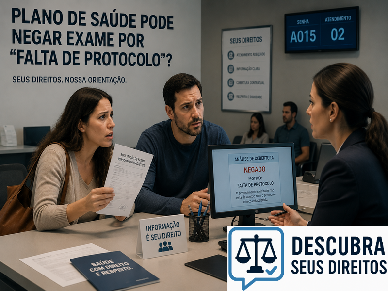 Plano de saúde pode negar exame por "falta de protocolo"? — Entenda quando a recusa pode ser abusiva