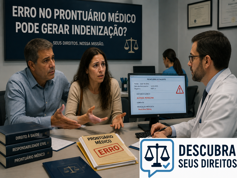 Erro no prontuário médico pode gerar indenização? — Entenda quando falhas nos registros podem gerar responsabilidade jurídica
