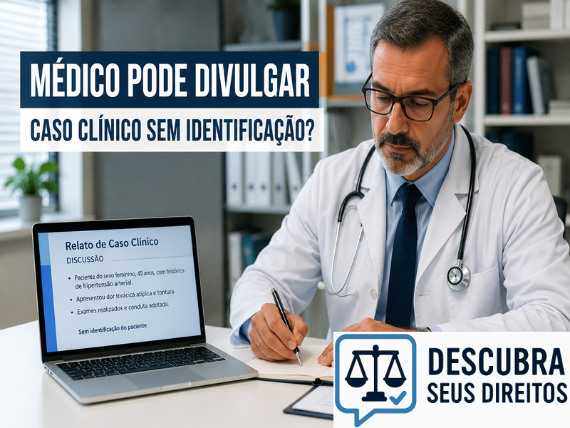 Médico pode divulgar caso clínico sem identificação? — Entenda os limites do sigilo médico e da proteção à privacidade do paciente