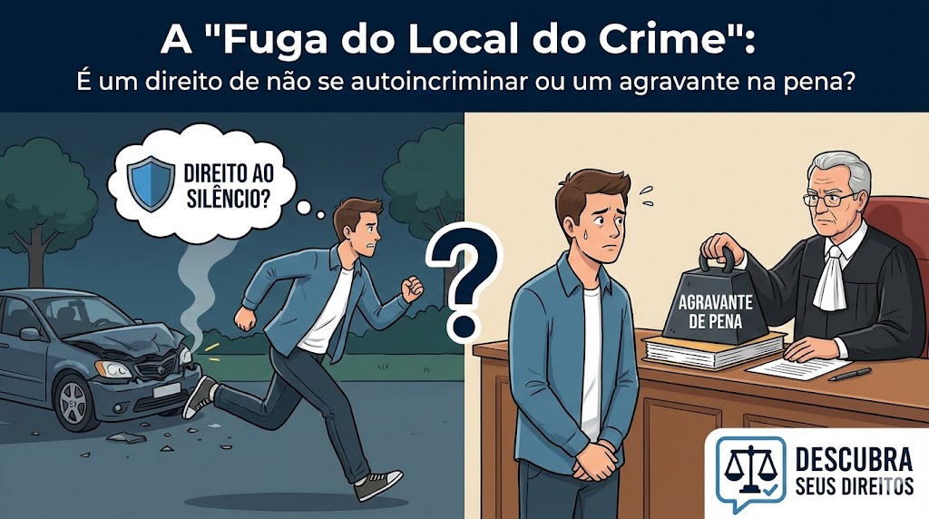 A fuga do local do crime: direito de não se autoincriminar ou crime autônomo