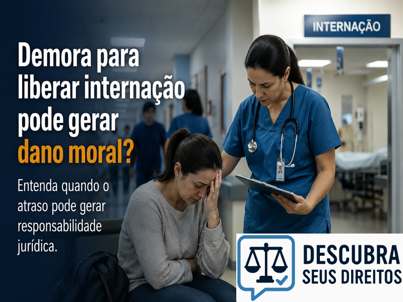 Demora para liberar internação pode gerar dano moral? — Entenda quando o atraso pode gerar responsabilidade jurídica