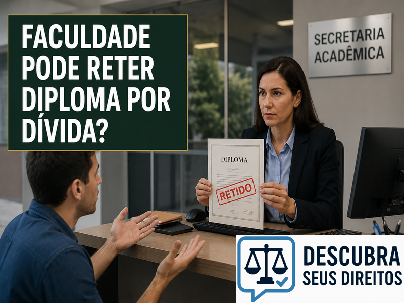 Faculdade pode reter diploma por dívida? — Entenda o que diz a lei e quais são os direitos do estudante