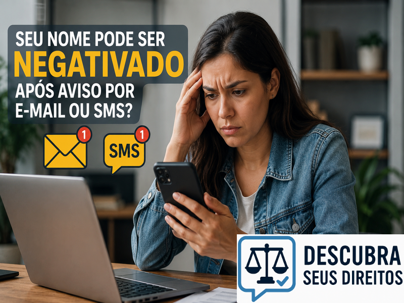 Seu nome pode ser negativado após aviso por e-mail ou SMS? — STJ vai decidir se a notificação digital substitui a carta