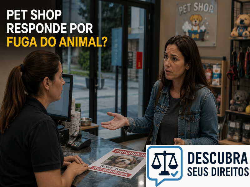 Pet shop responde por fuga do animal? — Entenda quando o estabelecimento pode ser responsabilizado pelos prejuízos