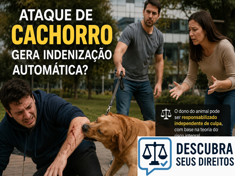 Ataque de cachorro gera indenização automática? — Entenda quando o tutor pode ser responsabilizado pelos danos
