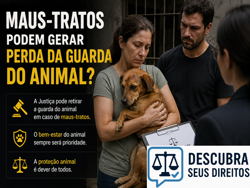 Maus-tratos podem gerar perda da guarda do animal? — Entenda as consequências jurídicas para o tutor