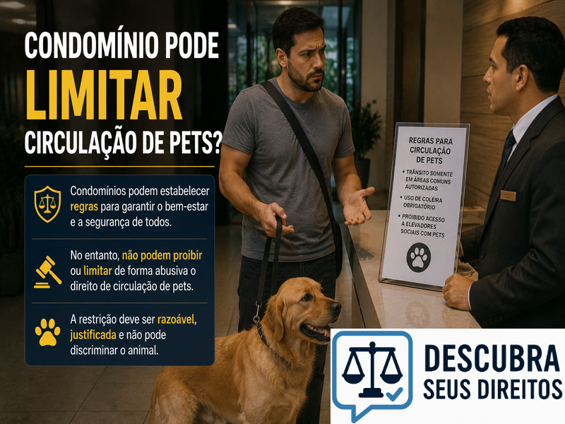 Condomínio pode limitar a circulação de pets? — Entenda quando as regras internas são permitidas e quais são os direitos dos moradores