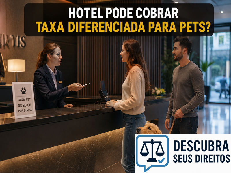 Hotel pode cobrar taxa diferenciada para pets? — Entenda quando a cobrança é permitida e quais são os direitos do consumidor