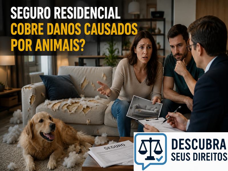 Seguro residencial cobre danos causados por animais? — Entenda quando a cobertura pode existir e quais situações dependem do contrato